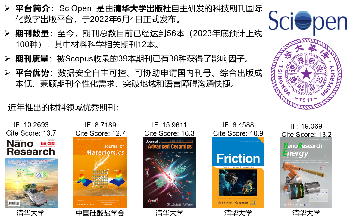 Solidification Science and Technology（凝固科学与技术）与期刊出版平台SciOpen达成合作